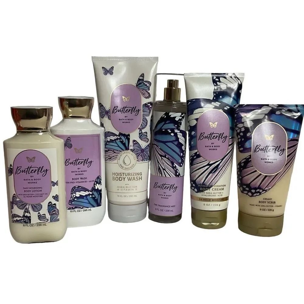 Bath and Body Works BUTTERFLY 6 Piece Set